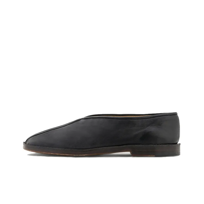 Lemaire Square Toe Slip On Loafers-0