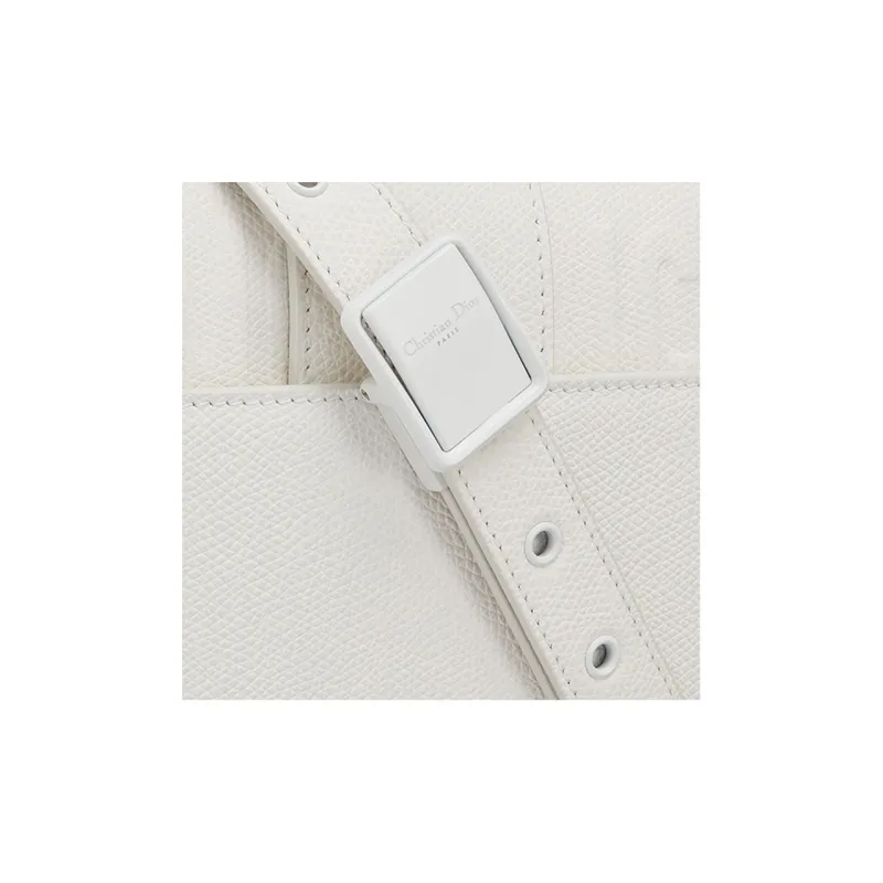 DIOR 30 Montaigne Calfskin Box Bag Shoulder Bag Women's Chalk White-5