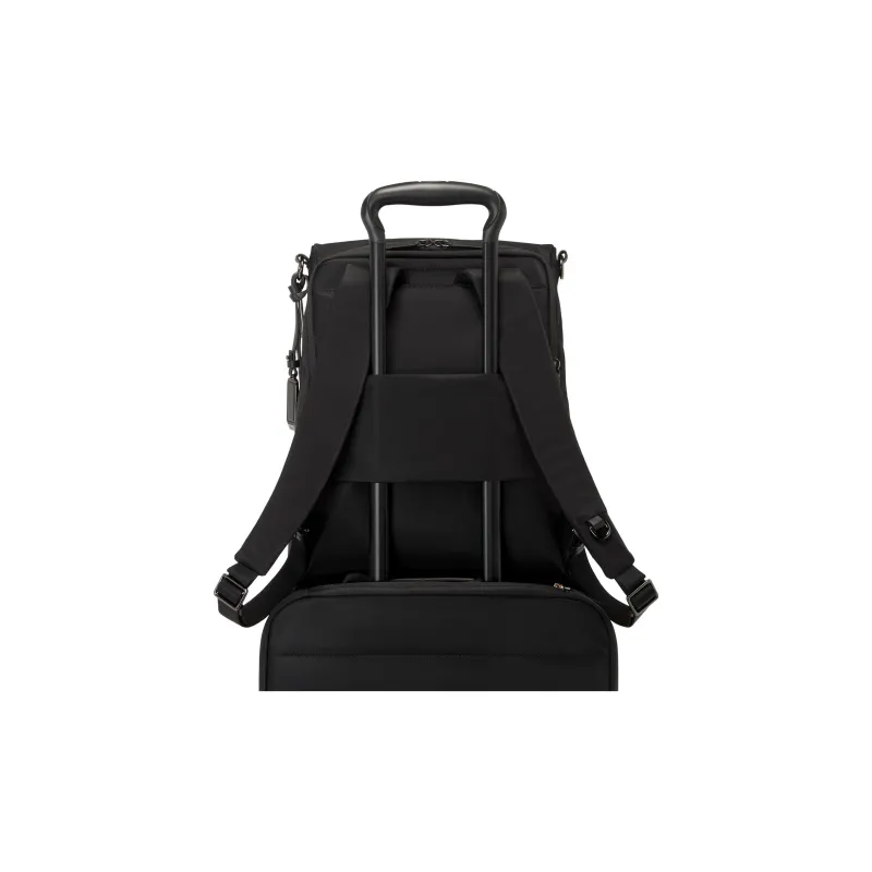 TUMI Voyageur Nylon Backpack Handbag Women's Black-4