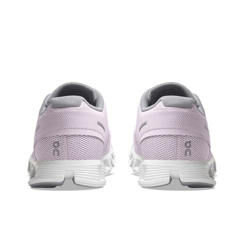 On Running Cloud 5 Lily Pink Frost Women's-4
