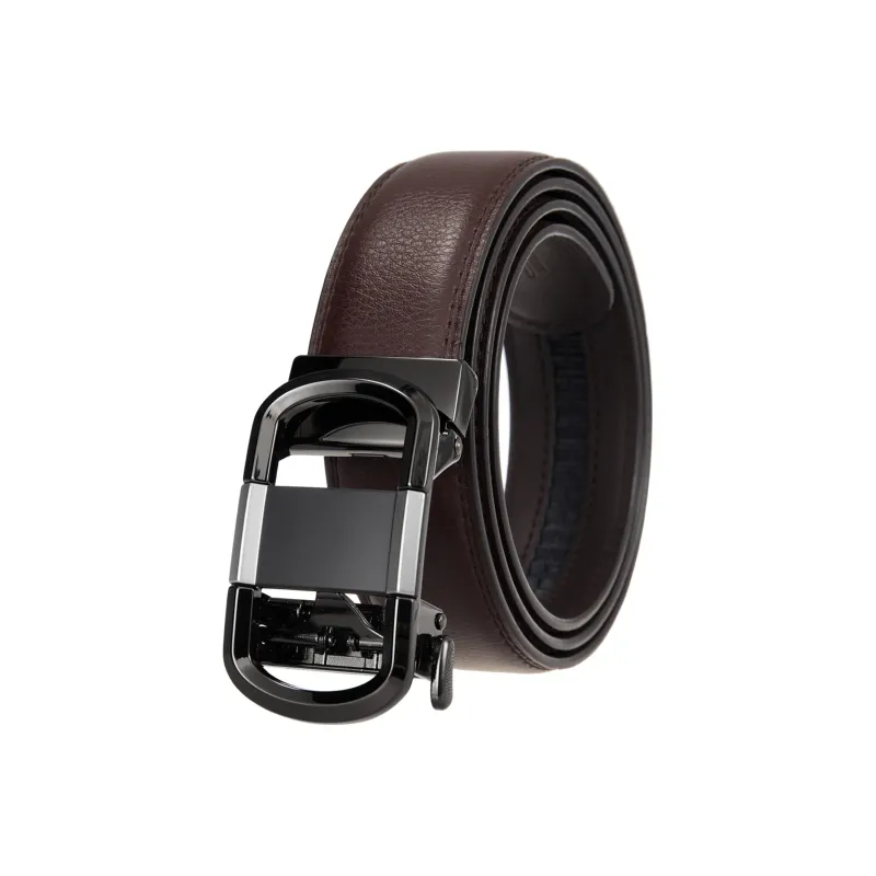 ALIEN BANG Cow Leather Belts Men's 3.5CM-0