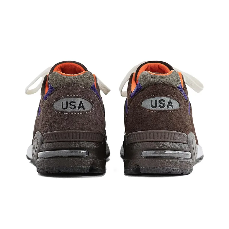 New Balance 990v2 MiUSA Brown Purple-4