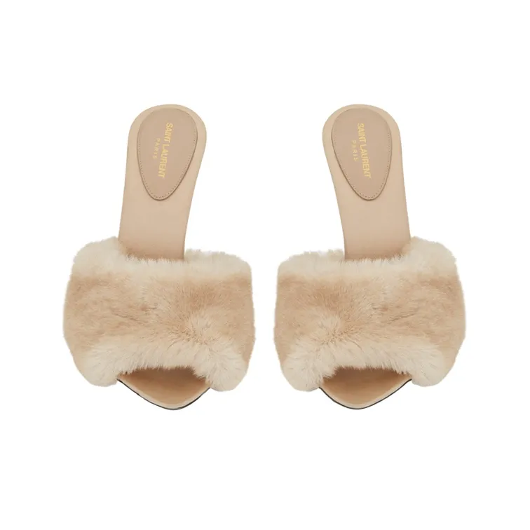 SAINT LAURENT La 16 105mm Mules-4