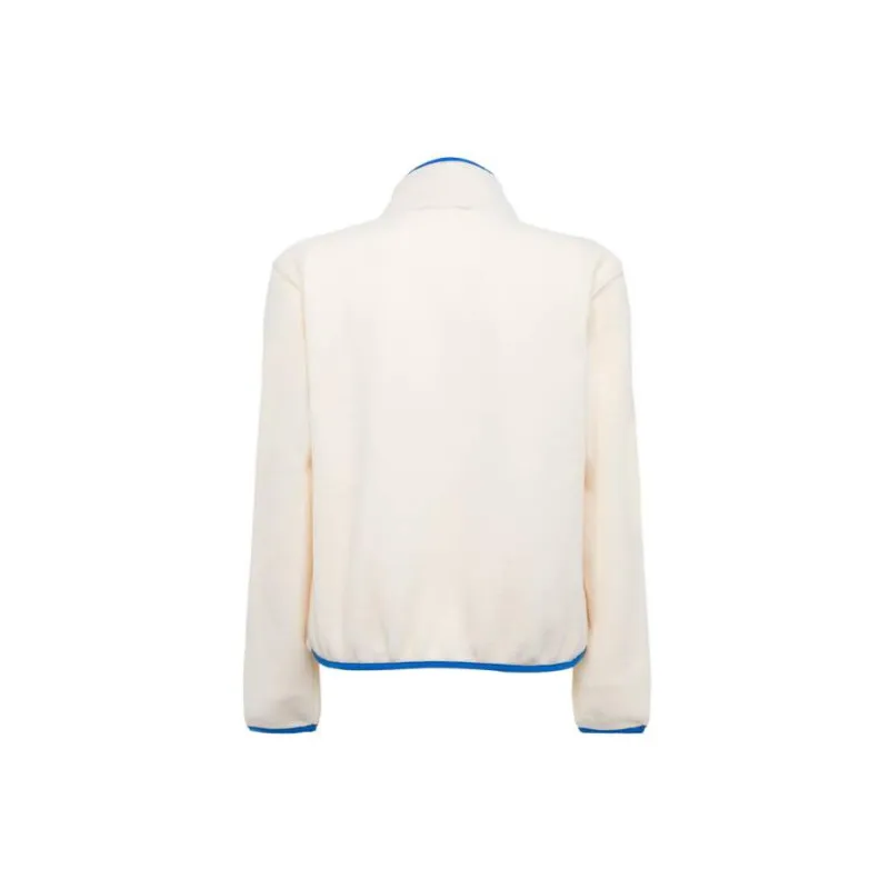 SPORTY & RICH Serif Logo embroidered Polar Sweatshirt-1