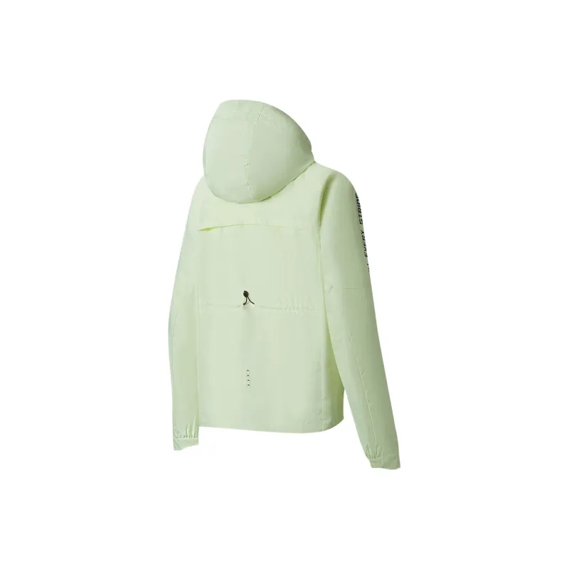LINING Running Collection Trench Coats Women's Light Fruit Green-1