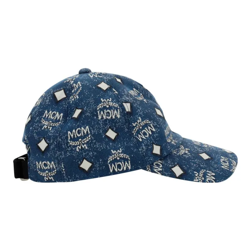 MCM Baseball Caps Unisex Blue-2