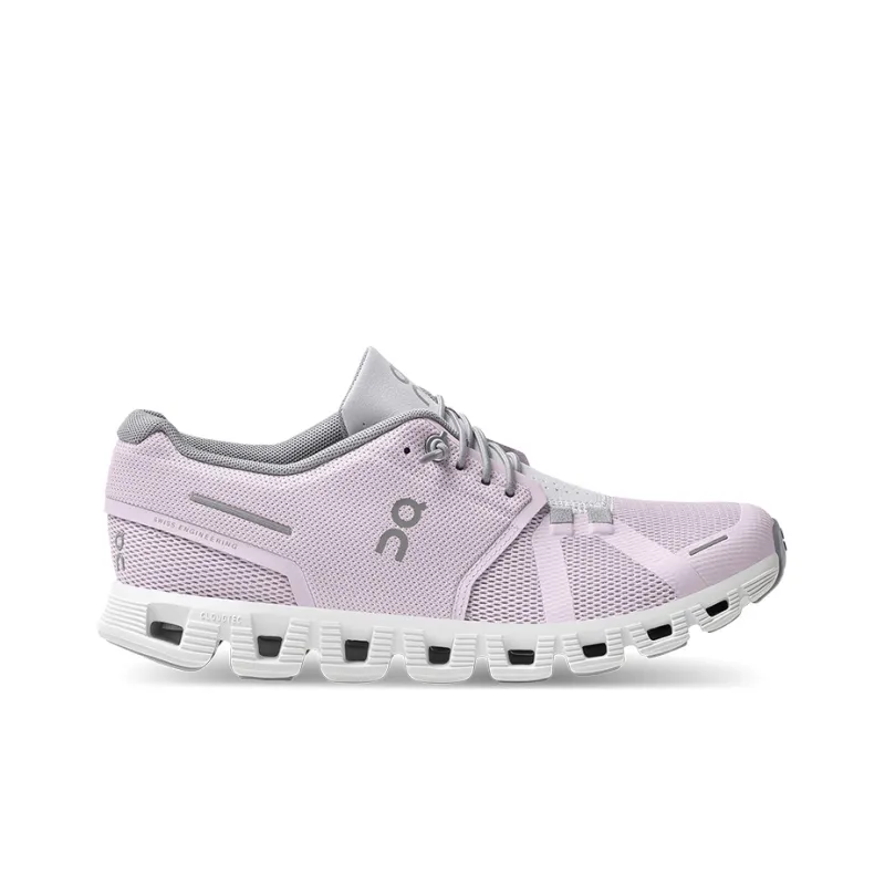 On Running Cloud 5 Lily Pink Frost Women's-1