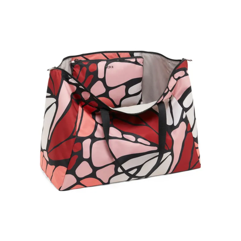 TUMI Voyageur Fabric Tote Bag Shopping Bag Handbag Women's Red-2