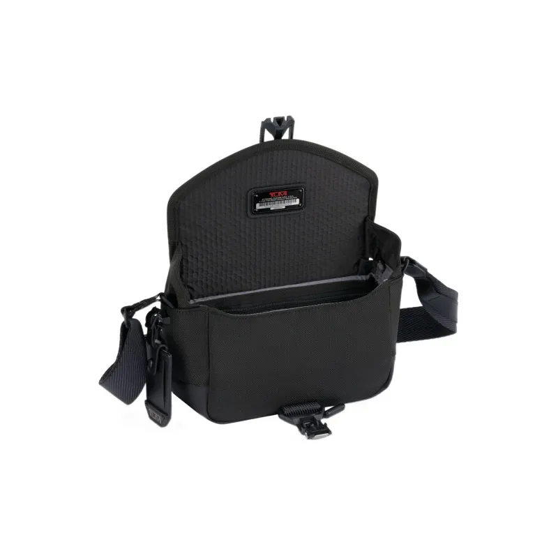 TUMI Nylon Shoulder Bag, Crossbody Bag Men's Black-3