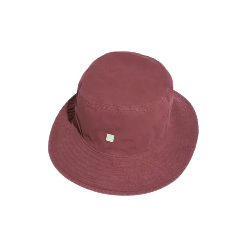 Acne Studios Bucket Hats Unisex Burgundy