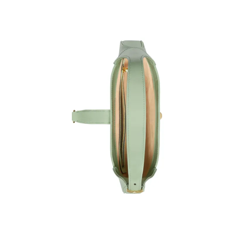 GUCCI Jackie 1961 Leather Crescent Shoulder Bag Shoulder Bag Women's Light Green-6