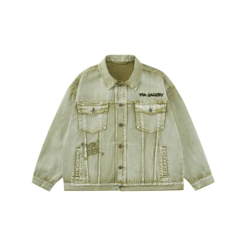 FPA Denim Jackets Unisex Khaki