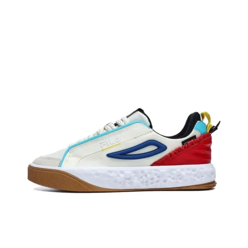 FILA Viva Skateboard Shoes Men Low-Top White/Red