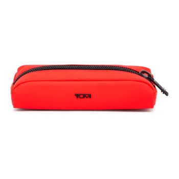 TUMI Fabric Makeup Bag Storage Bag Women's Red