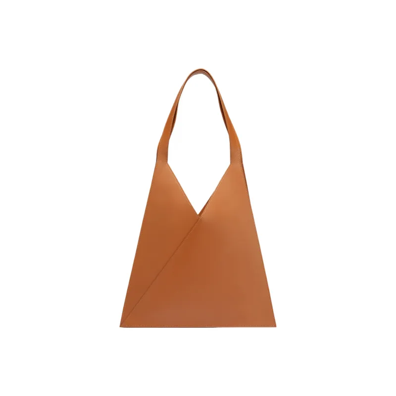Maison Margiela Cow Leather Tote Bag, Shopping Bag, Shoulder Bag, Handbag Women's Brown-0