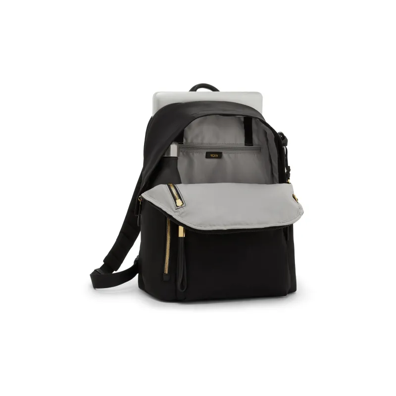 TUMI Nylon Backpack Regular Unisex Black & Gold-6