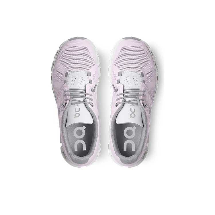 On Running Cloud 5 Lily Pink Frost Women's-3