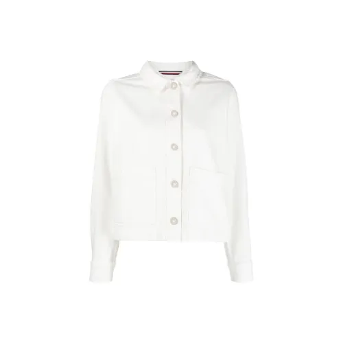 Tommy Hilfiger Denim Jackets Women's White