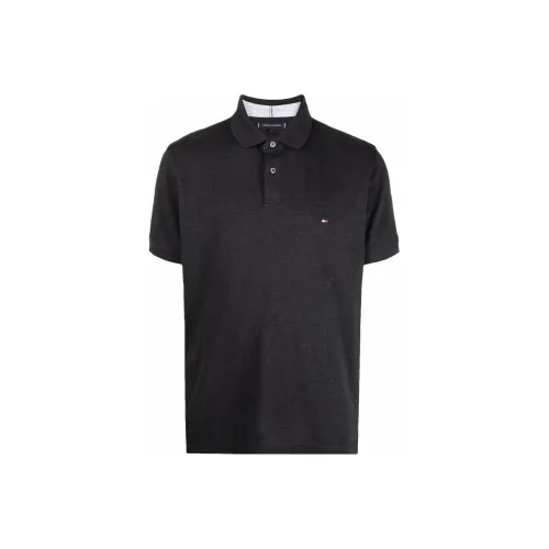 Tommy Hilfiger Polo Shirts Men Dark Gray