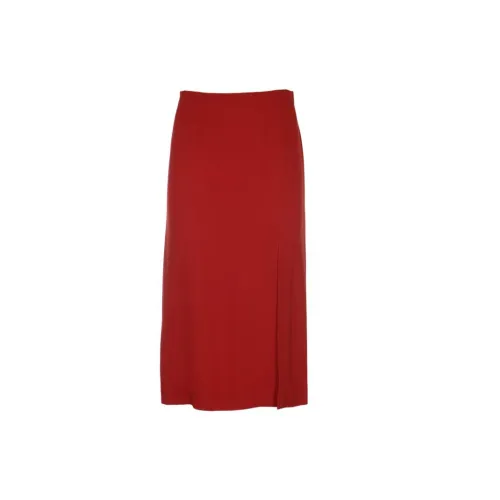 RED VALENTINO Casual Long Skirts Women's Red