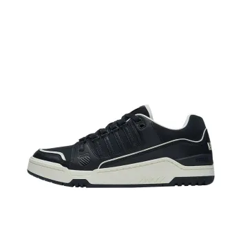KSWISS Oxford Slip Resistant Shock Absorbers Low Top Skateboard Shoes Men's Black