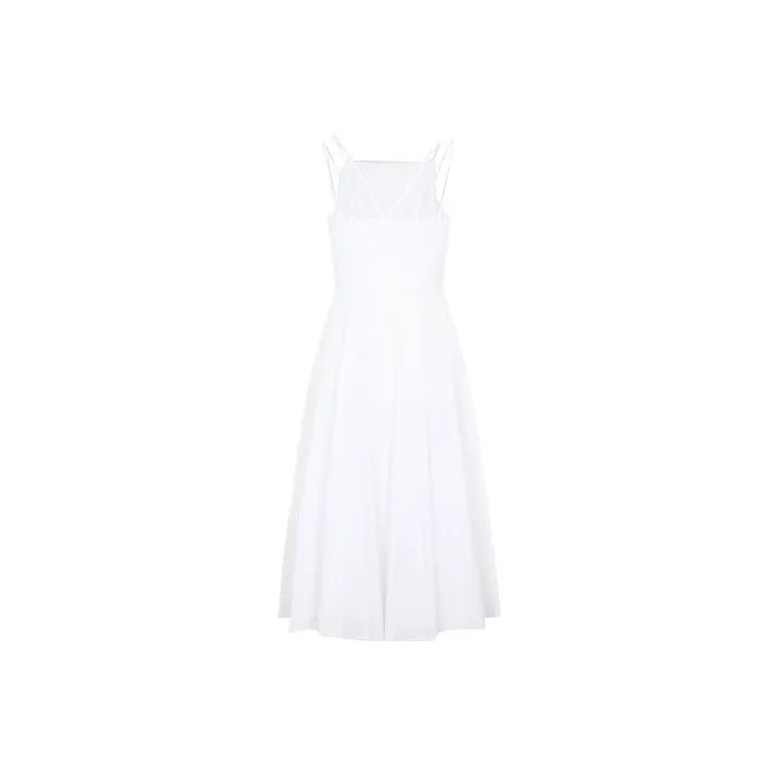 THEORY Double-spaghetti-strap Midi Dress-1