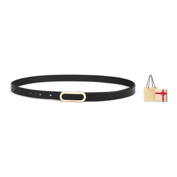 VINEY Cow Split Leather Leather Belts Women's Width  1.5cm