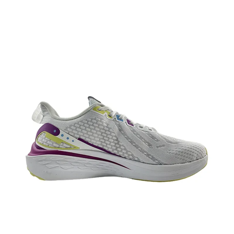 361° Anti Slip Wear Resistant Low Top Running Shoes Women's White Blue-1