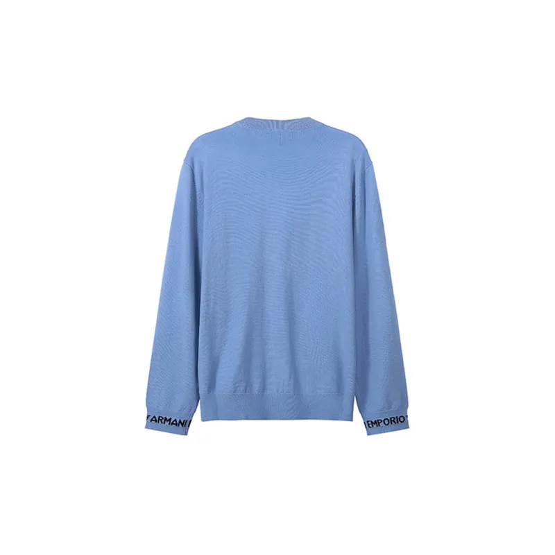 EMPORIO ARMANI Sweaters Men Sapphire Blue-1