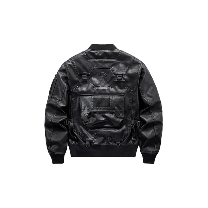 VIP Leather Jackets Men Black-1