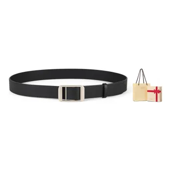 VINEY Cow Split Leather Belts Women's Width 3.2cm