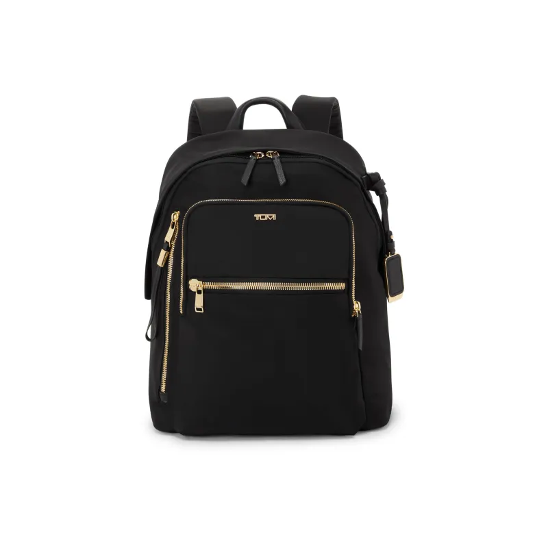 TUMI Nylon Backpack Regular Unisex Black & Gold-0