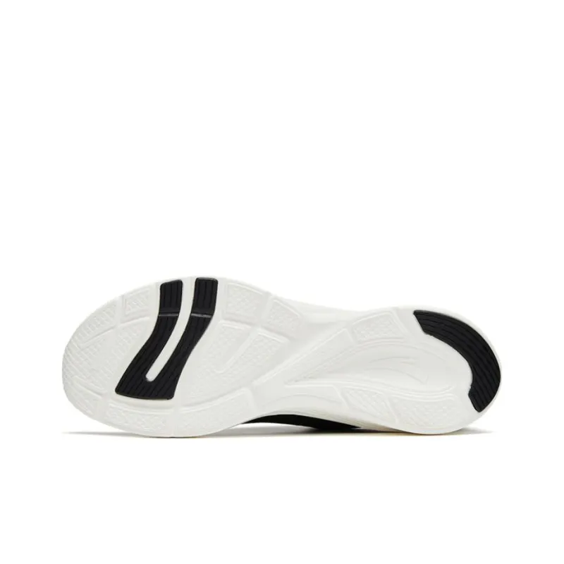 Anta Running Collection Slip Resistant, Abrasion Resistant, Breathable Low Top Running Shoes Men's Black White-4