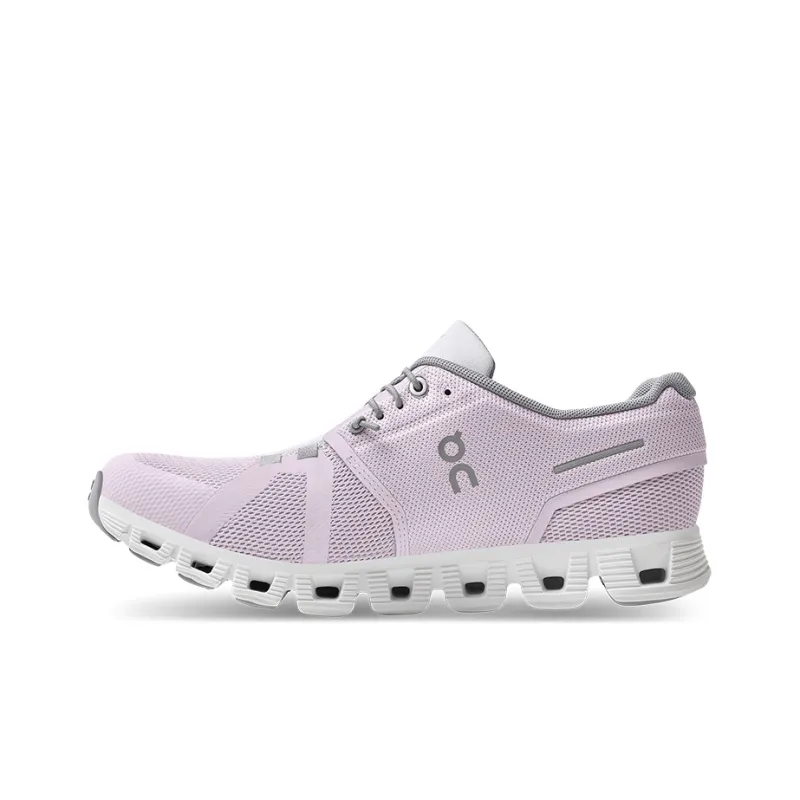 On Running Cloud 5 Lily Pink Frost Women's-0