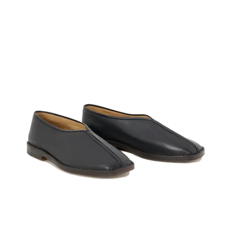 Lemaire Square Toe Slip On Loafers-1