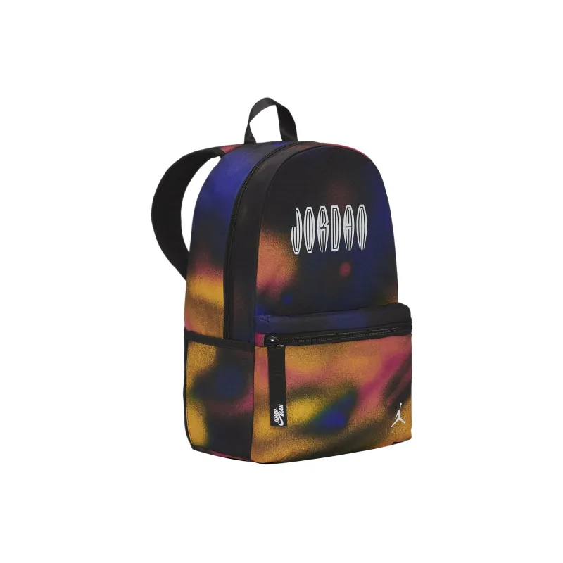 Jordan Polyester Backpack Unisex Blue/Yellow-1