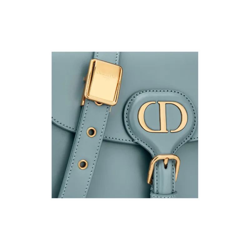DIOR Bobby Smooth Finish Calfskin Crossbody Bag Shoulder Bag Women's Powder Blue Candy Color-5