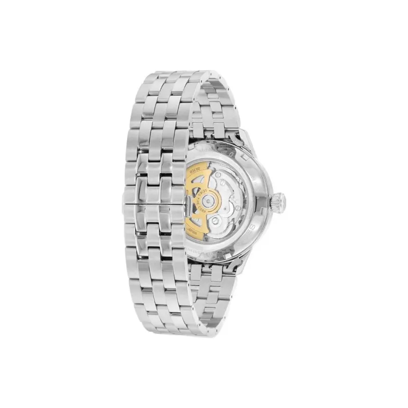 SEIKO Presage Series Mechanical Movement Watch Men's Watches Silver Dial-2
