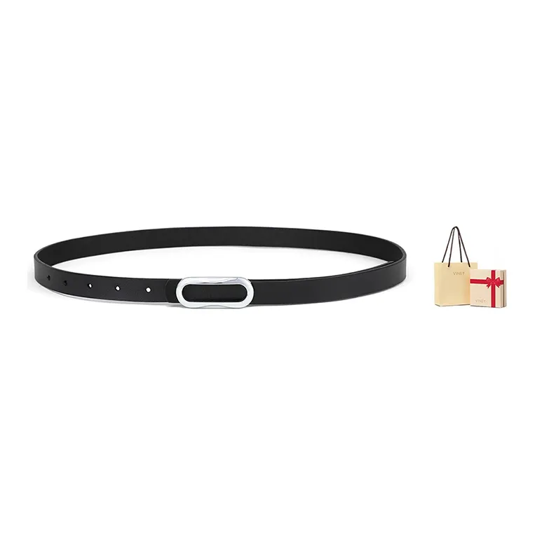 VINEY Split Cow Leather Belts Women's Width 1.5cm-5