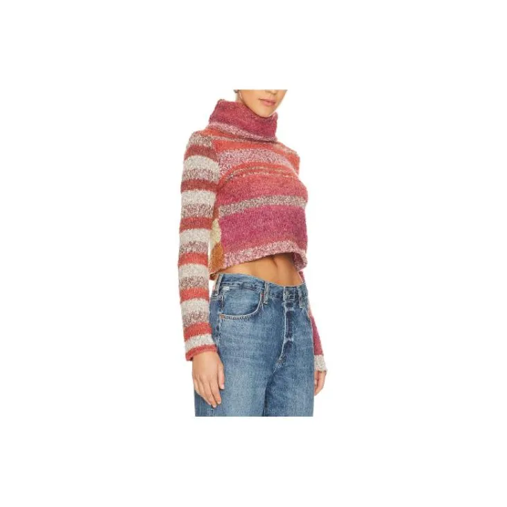 FREE PEOPLE Crop Tops Women's Multicolor-2