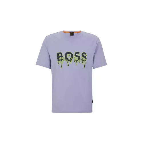 HUGO BOSS T-Shirts Men Purple