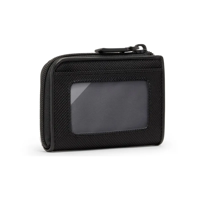 TUMI Nylon Card Holder Men's Black & Red-1