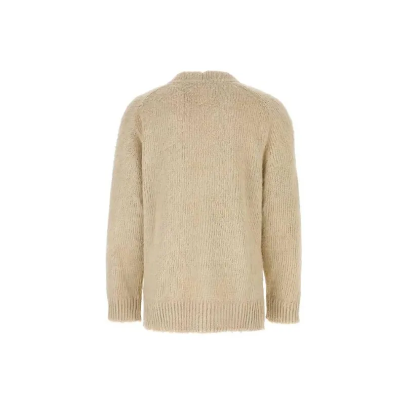 Maison Margiela V Neck Chunky Knit Cardigan-1