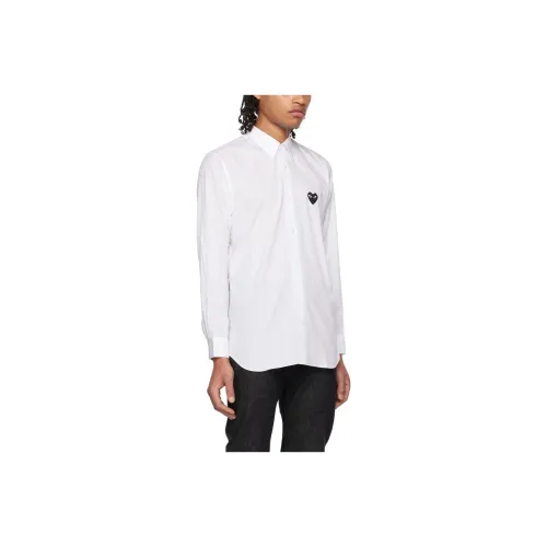 CDG Play Shirts Men White