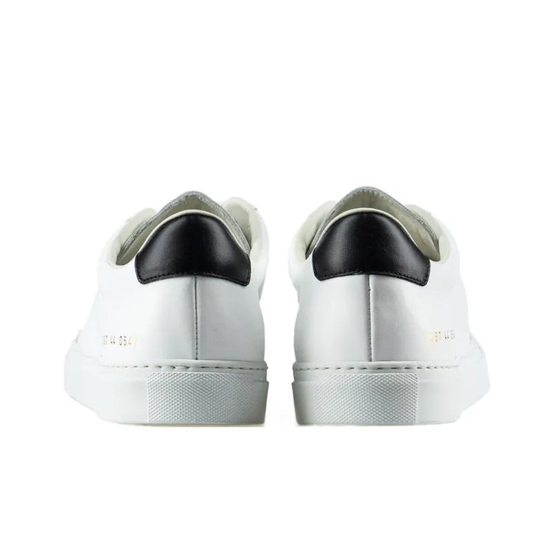 COMMON PROJECTS Stylish Skateboarding Shoes Men's White Black-3