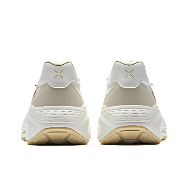 XTEP Boundless Slip Resistant, Abrasion Resistant, Breathable Coverage Low Top Sports Casual Shoes Men's White Red-3