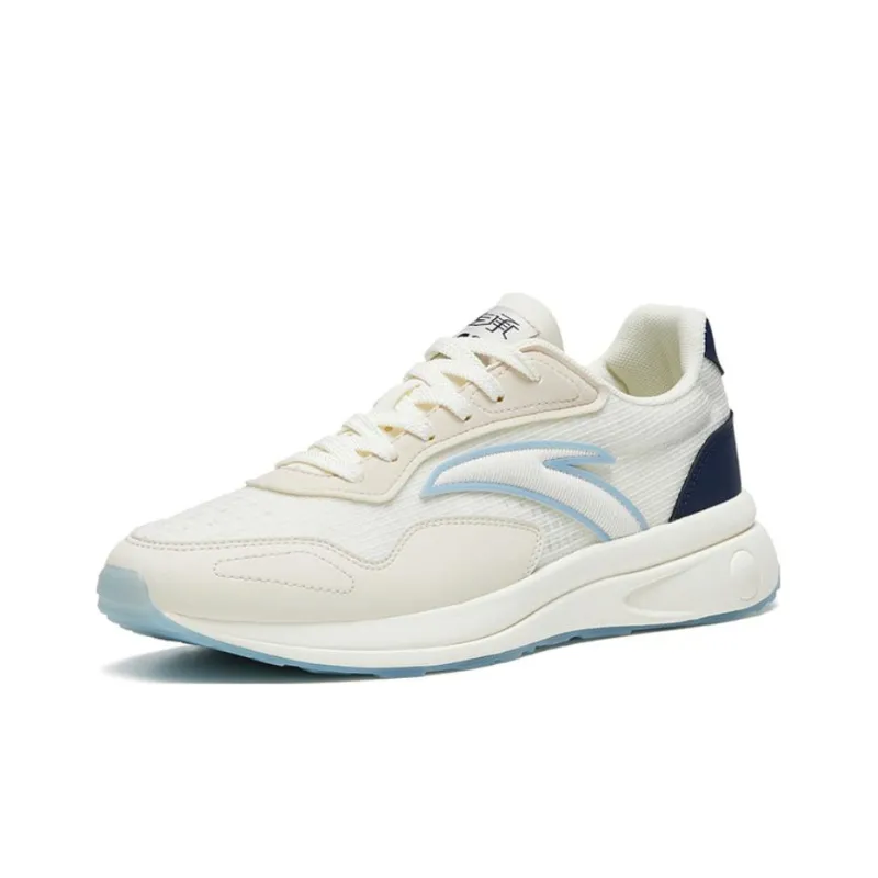 Anta Anti Slip Wear Resistant Sports Casual Shoes White Gray-1