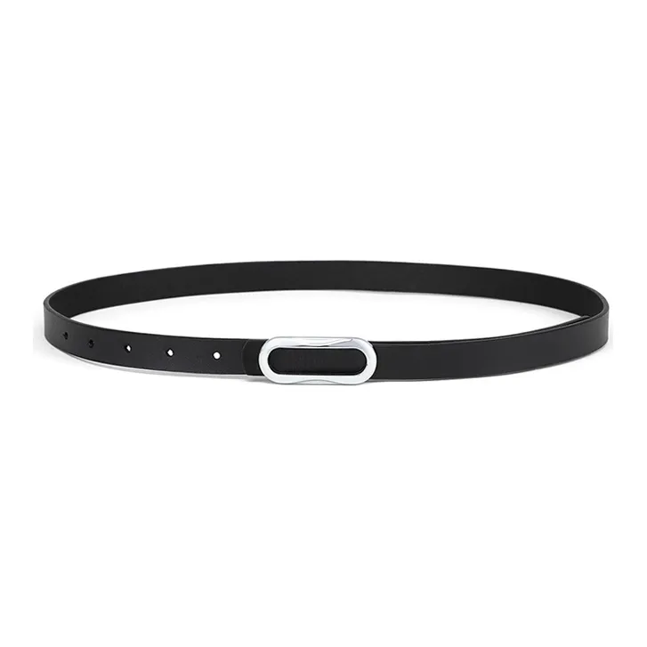 VINEY Split Cow Leather Belts Women's Width 1.5cm-6