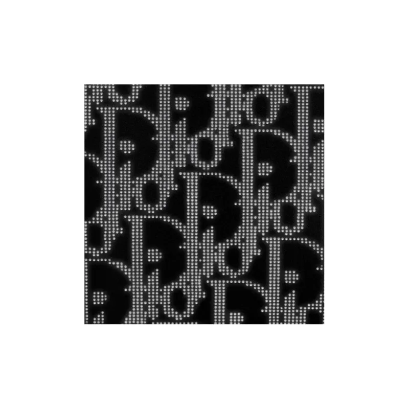DIOR Leather Clutch Regular Men's Black-3