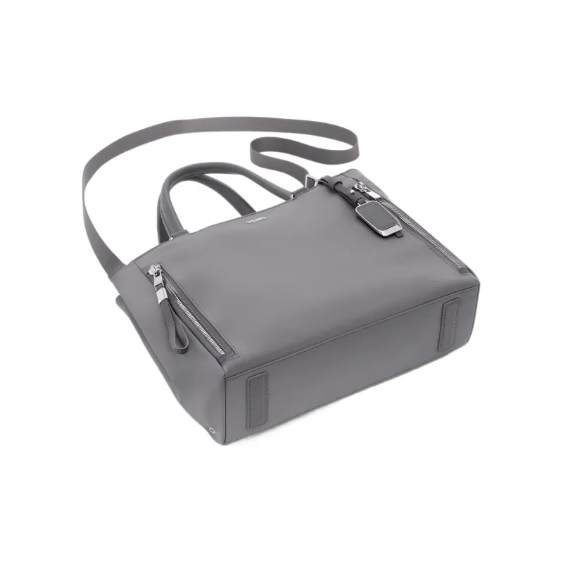 TUMI Voyageur Nylon One Shoulder Handbags Medium Size Women's Gray-4